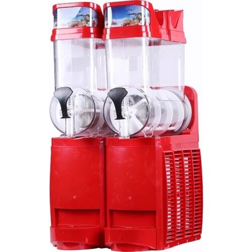 Hot Selling Cold Drink Machine Desktop Automatic Double Cylinder Snow Slush Machine With Snow Melting Machine