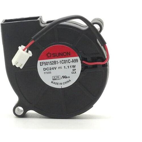 Original 5cm ef50152b1-1c01c-a99 24V 1.11w 5015 turbine cooling fan