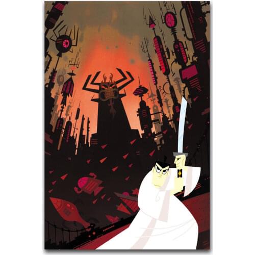 Hot New US Comic Series TV Movie Film Samurai-Silk Art Poster Wall Sticker Decoration Gift