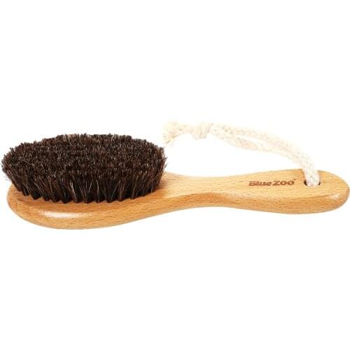 HANDMADE Men Mustache Facial Hair Grooming Brush Growth Soften Beard Balm Cream