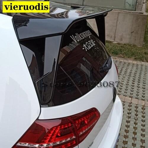 For Volkswagen GOLF 7 MK7 spoiler 2014-2018 mk7.5 high quality ABS material car tail black rear spoiler