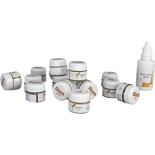 Dental CAD CAM Staining and polishing Pre-Glaze Paste/stain&Glazing paste for dental labs
