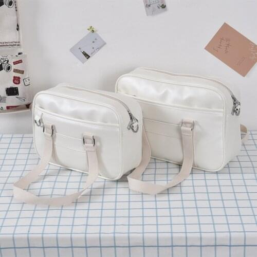 Japanese college style handbag JK uniform bag single shoulder Pu versatile bag leisure simple quadratic campus school bag BM019