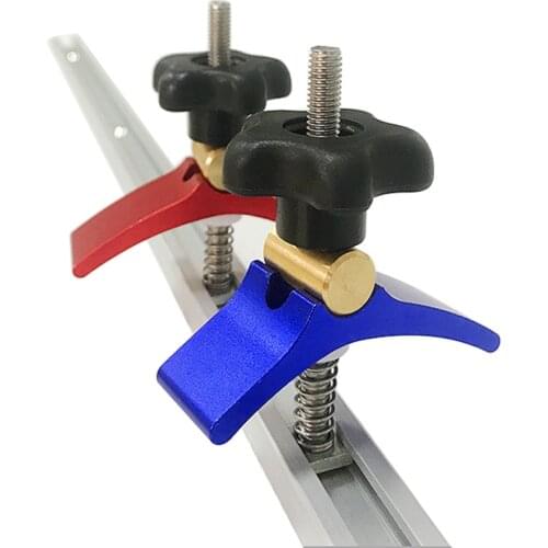 T-Track Mini Hold Down Clamp For Woodworking T-Slots Clamping Blocks Tracks T Screws Fixed clamp Jig Platen