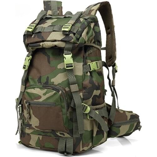 Outdoor Large Capacity Trekking Bag Men Army Military Tactical Backpack Softback Waterproof Bug Backpack Hiking Camping Backpack