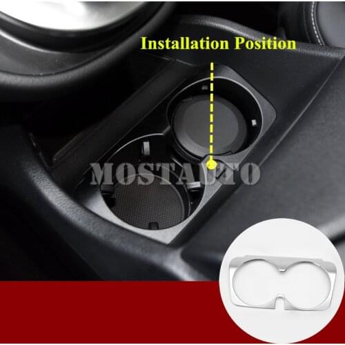 For Benz V-Class W447 Inner Console Water Cup Holder Trim Cover 2014-2018 1pcs Car Accessories Interior Car Decor Car Trim