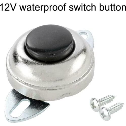 Waterproof Switch Button Start Starter 50 MOhm Max ABS Plastic + Metal