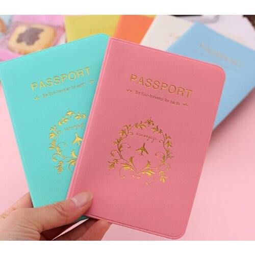 1000pc Fashion New Passport Holder Documents Bag Sweet Trojan Travel Passport Cover Card Case Fast shipping for DHL SN2782