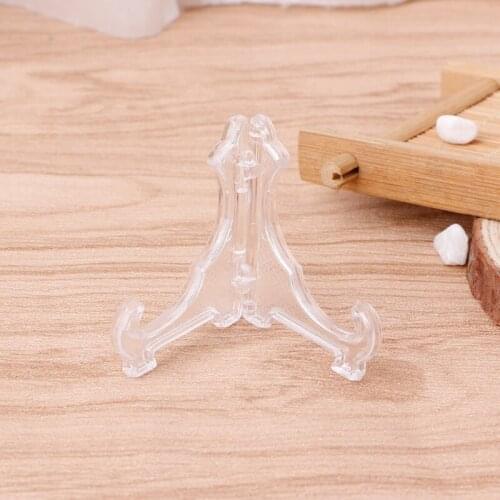 42mm Plastic Display Stand Easel Coin Medal Token Badge Holder Collection Shelf X7JB