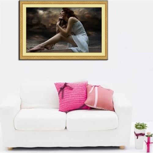 5d Rubiks Cube Diamond Embroidery Diamond Paintings Mosaic Picture Pattern Cross Stitch Full Rhinestone Knitting Needles Girl