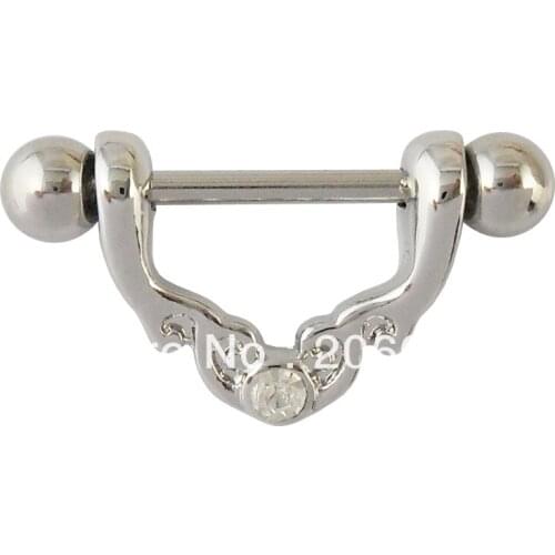 6pcs/lot Wholesale Nipple Ring Nipple Piercing Body Piercing Jewelry nickel-free C2383