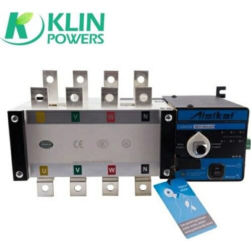 Aisikai 250A 300A 4P ATS Controller Dual Power Automatic Transfer Switch 220V 380V Electric Diesel Generator Parts 3Phase