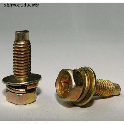 Shhworldsea 100 Pcs/Lot auto nut bolts U nuts