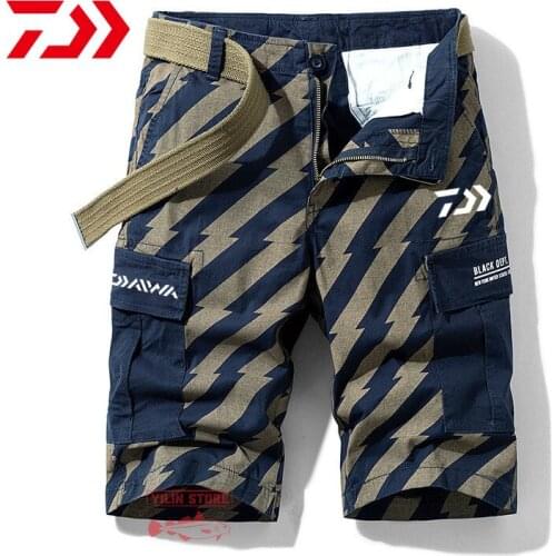 Daiwa Fishing Pants Cargo Shorts Breathable Soft Camouflage Fashion Spring Summer Daiwa Fishing Clothing Outdoor Camping Sport