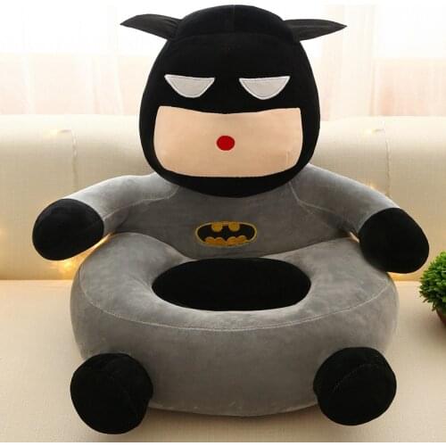 Baby Kids Cute Cartoon Bean Bag Sofa Chair Slipcover No Filler Washable Boy Girl Children Fluffy Lazy Sofa Floor Seat Couch Puff