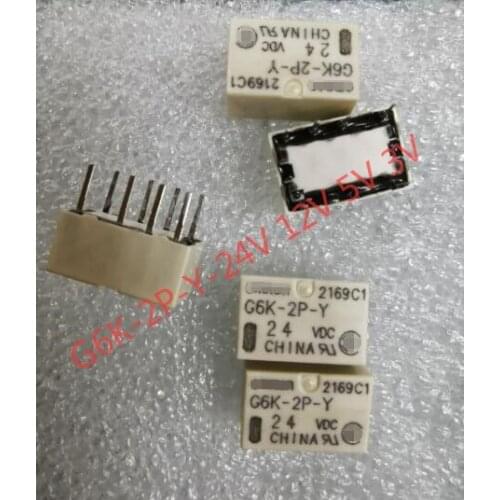 G6K-2P-Y-3V 5V 12V 24V 5pcs New Original
