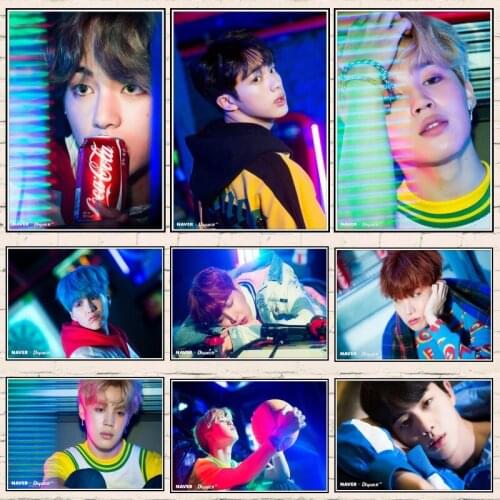 Korean K-POP Band Bangtan Boys Poster New Style Latest Poster Decoration Painting Hd Photo Paper 2008
