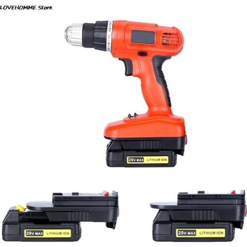 Hot 1pc 20V Battery Adapter For Black Decker 18V Tools Convert Black Decker Set Tool