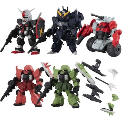 Bandai Original Genuine Japanese Anime Mini Gundam RX-78-1 Gashapon ENSENBLE 18 7.5 Model