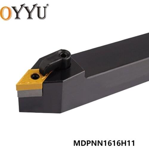 OYYU MDPNN1616 Lathe Boring Bar 16mm External Turning Tool Holder Set MDPNN MDPNN1616H11 Stick Carbide Inserts DNMG110404 KORLOY