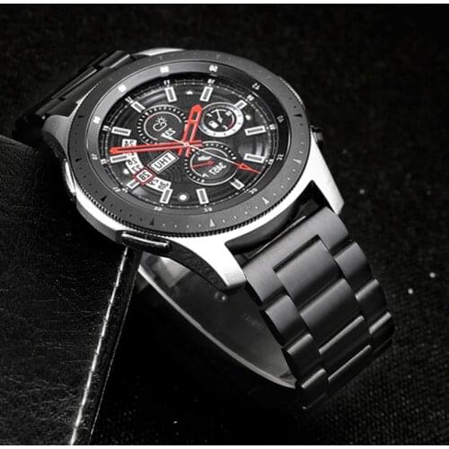 22mm strap for Galaxy watch 46mm Samsung Gear S3 Frontier band Stainless steel metal bracelet Huawei watch GT strap Gear S 3 46