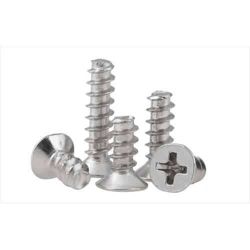 304 stainless steel Flat head self-tapping screws Hirao M2 M2.2 M2.6 M3 M4 M2.2*6 screws KB screws