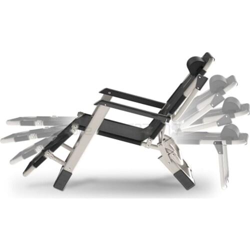 Folding recliner office bed leisure lazy back portable balcony dual-purpose chair lunch chair