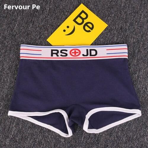 Fervour pe woman Cotton Underwear Stretch Women Panties neutral Boyshort Pure color Sports Simplicity Style shorts A19038