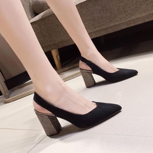 Women Fashion Color Block Embroidered Pumps Ladies Designer Brand Sandals Sheepskin Insoles Pointed Toe High Heels Shoes 2021