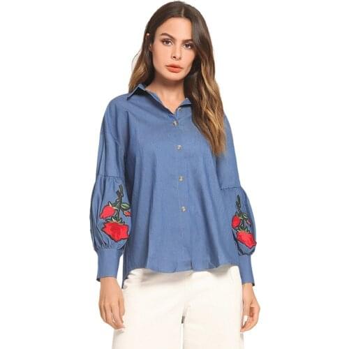 YSY&YTY Women's Shirts With Embroidery