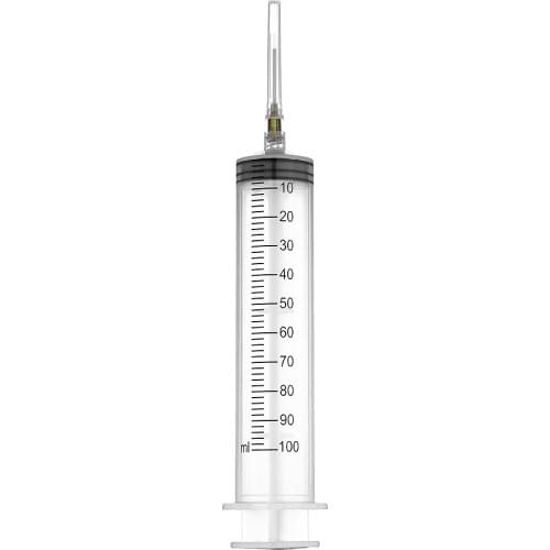 1Pcs 100mL Plastic Syringe Hydroponics Analyze Disposable Measuring Nutrients Syringe For Injectors Ink Cartridge Pets Measure