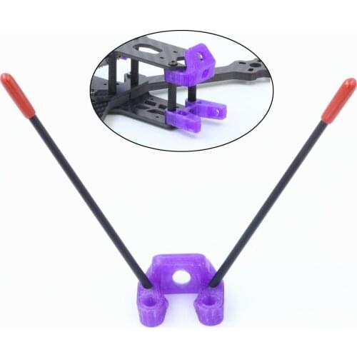 3D Printed Part Antenna Receiver Mount for FPV frame Quadcopter Multirotor Accessories