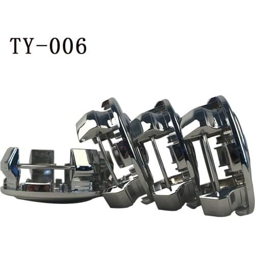 4pcs 62mm Universal Car Wheel Center Hub Cap For Toyota ABS Plastic Screw Grain Silver Surface with logo