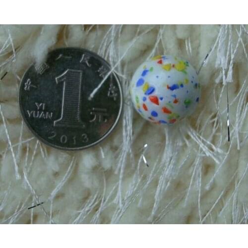 Free shipping 50pcs/lot 16mm white Sesame glass marbles aquarium vase decoration ball toys for children