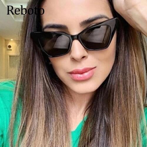 Brand Designer Small Cat Eye Sunglasses Women Trendy Sun Glasses for Female High Quality Eyewear