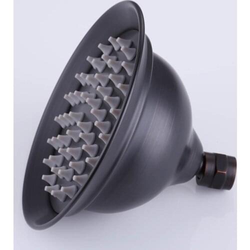 Oil Rubbed Bronze Brass bathroom 8 Inch top Shower Head Fixed Mount Rainfall Style Traditional Style