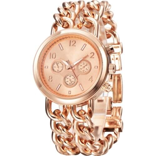 Wholesale Famous Brand Watches Women Fashion Bracelet Steel Watch Men Rose Gold Full Steel Quartz Couple Watches Relogios Geneva