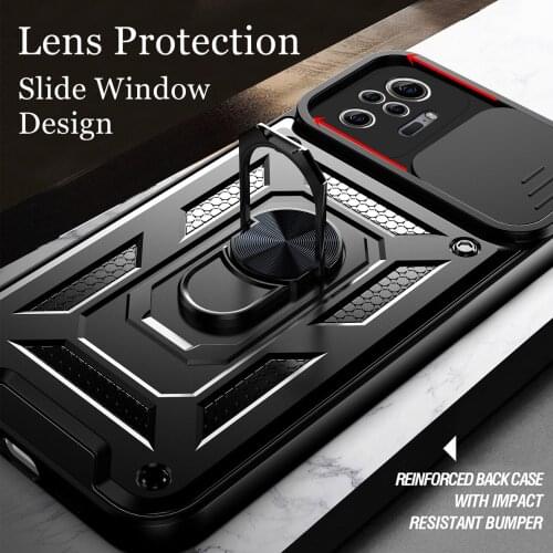 Slide Window Phone Case For Redmi Note 10 9 8 Pro 10T 9S 10S 9T Lens Portection Case Back Cover For Xiaomi Redmi 9A 9AT 9C NFC