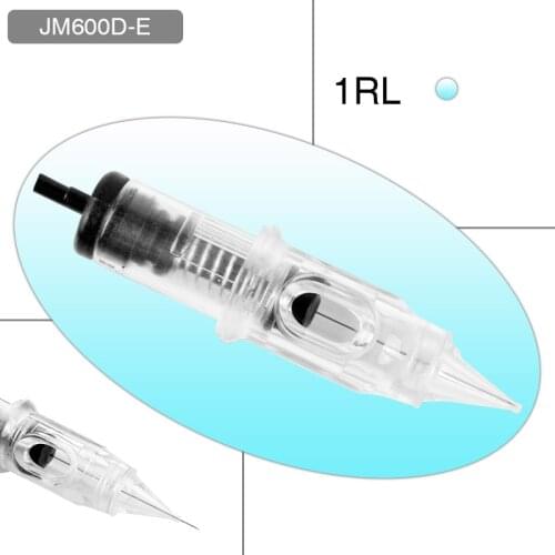 CHUSE 10pcs/lot JM600D-E Clean Permanent Makeup 1RL Sterilized Tattoo For Eyebrow Makeup Pen Machine Supply microblading