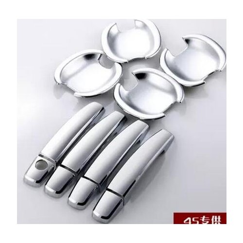 For Toyota Camry 2012 2013 2014 Chrome Car Door Handle + Cup Bowl Cover Trim Free Drop Shipping