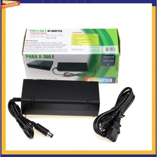 Home Wall Power Supply AC Charger Adapter Cable Cord for Microsoft Xbox 360 E 360e Console Host Charging Adaptor US/EU Plug