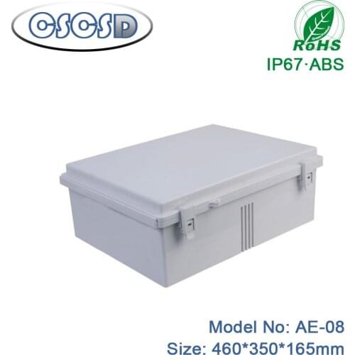 1pcs/lot 460*350*165mm customised abs enclosure abs ip65 enclosure large junction box plastic electronic enclosure waterproof