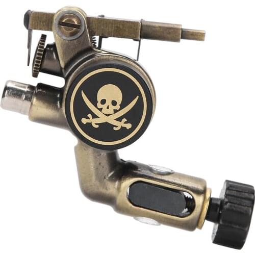 Metal Tattoo Equipment Skeleton Pattern Tattoo Machine Rotary Motor Cutting and Fogging Machine Body Art Tools Tattoo Machine