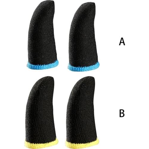 2pcs Carbon Fiber Finger Sleeves for PUBG Mobile Games Contact Sn Finger Sleeves New