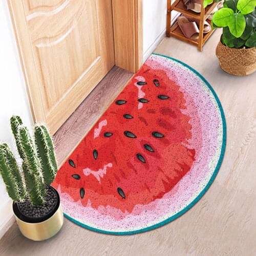 Cartoon Sand Scraping Non-slip Rug Dust Removal Door Entrance Welcome Doormat Hallway Bath Carpet Wire Loop Footpad Doormat