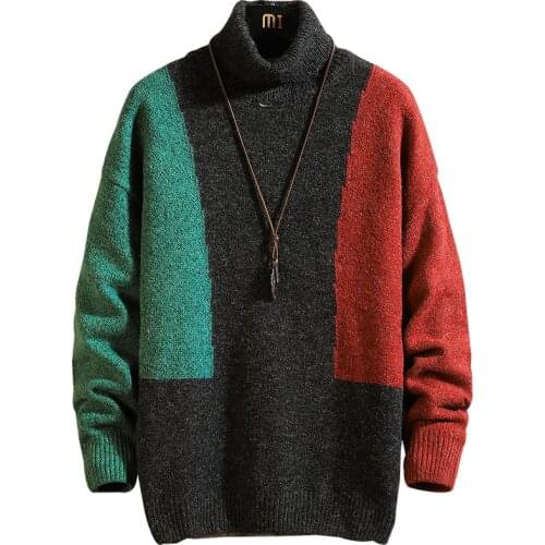 2020 New Winter Turtleneck Pullover Mens Sweater Fashion Designer Sweater Mens Long Sleeve Sweats