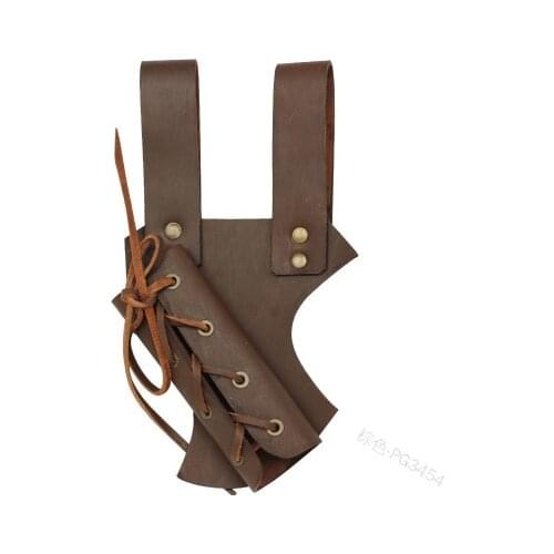 New High Quality Leather Sword Set Medieval Genuine Leather Sword Belt Baldric Adjustable Sword Hanger Sport Accessories