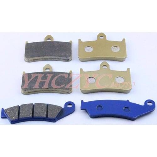 For HONDA VFR750 RC30 88-90 RVF750 RC45 94-98 motorcycle front and rear brake pads set