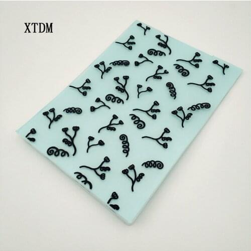 XTDM plastic twig template craft card making paper card album wedding decoration scrapbooking Embossing folders