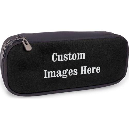 Custom Pencil Case estojo escolar Microfiber PU Leather school Stationery Storage Bag Girls Cosmetic Bag Student Purse Organizer